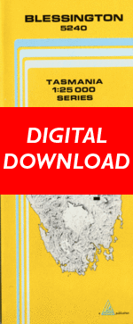 Digital Blessington 1:25000 Topographic/Cadastral Map