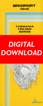 Digital Bridport 1:25000 Topographic/Cadastral Map