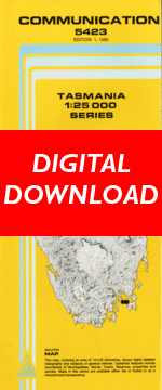 Digital Communication 1:25000 Topographic/Cadastral Map