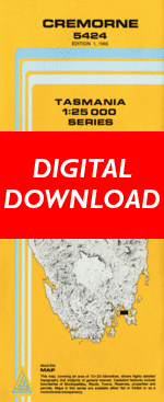 Digital Cremorne 1:25000 Topographic/Cadastral Map