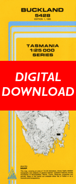 Digital Buckland 1:25000 Topographic/Cadastral Map