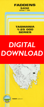 Digital Faddens 1:25000 Topographic/Cadastral Map