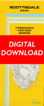 Digital Scottsdale 1:25000 Topographic/Cadastral Map