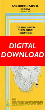 Digital Murdunna  1:25000 Topographic/Cadastral Map