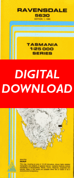 Digital Ravensdale 1:25000 Topographic/Cadastral Map