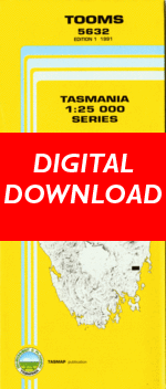 Digital Tooms 1:25000 Topographic/Cadastral Map