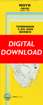 Digital Roys 1:25000 Topographic/Cadastral Map