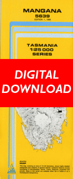 Digital Mangana 1:25000 Topographic/Cadastral Map