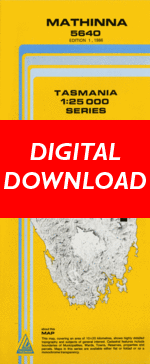 Digital Mathinna 1:25000 Topographic/Cadastral Map