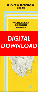 Digital Ringarooma 1:25000 Topographic/Cadastral Map