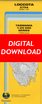 Digital Loccota 1:25000 Topographic/Cadastral Map