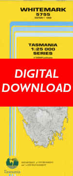 Digital Whitemark 1:25000 Topographic/Cadastral Map