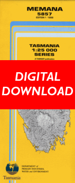 Digital Memana 1:25000 Topographic/Cadastral Map