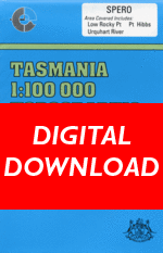 Digital Spero 1:100000 Topographic Map