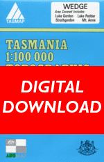 Digital Wedge 1:100000 Topographic Map