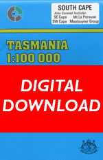 Digital South Cape 1:100000 Topographic Map