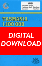 Digital Huon 1:100000 Topographic Map