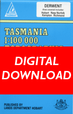 Digital Derwent 1:100000 Topographic Map