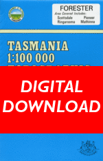 Digital Forester 1:100000 Topographic Map