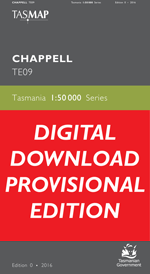 Digital Chappell 1:50000 Topographic Map Provisional Edition