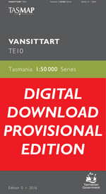 Digital Vansittart 1:50000 Topographic Map Provisional Edition