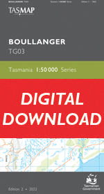 Digital Boullanger 1:50000 Topographic Map