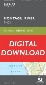 Digital Montagu River 1:50000 Topographic Map