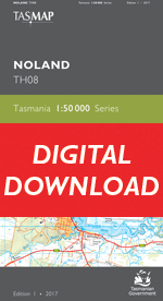 Digital Noland 1:50000 Topographic Map