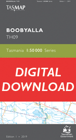 Digital Boobyalla 1:50000 Topographic Map