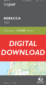 Digital Rebecca 1:50000 Topographic Map