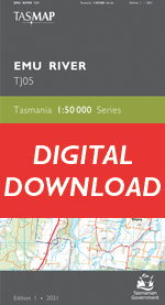 Digital Emu River 1:50000 Topographic Map