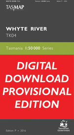 Digital Whyte River 1:50000 Topographic Map Provisional Edition