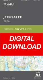 Digital Jerusalem 1:50000 Topographic Map