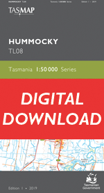 Digital Hummocky 1:50000 Topographic Map