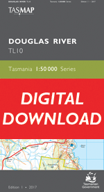 Digital Douglas River 1:50000 Topographic Map 