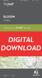 Digital Eldon 1:50000 Topographic Map 