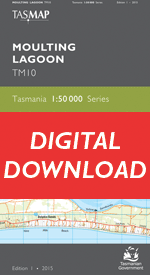 Digital Moulting Lagoon 1:50000 Topographic Map