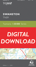 Digital Swanston 1:50000 Topographic Map