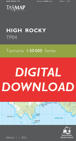 Digital High Rocky 1:50000 Topographic Map