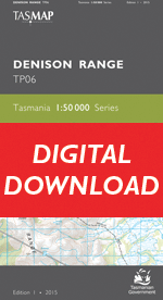 Digital Denison Range 1:50000 Topographic Map