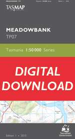 Digital Meadowbank 1:50000 Topographic Map