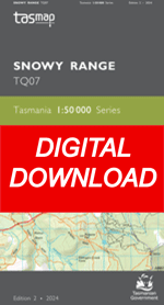 Digital Snowy Range 1:50000 Topographic Map 