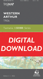 Digital Western Arthur 1:50000 Topographic Map