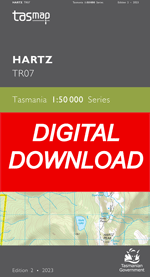 Digital Hartz 1:50000 Topographic Map