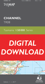 Digital Channel 1:50000 Topographic Map