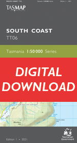 Digital South Coast 1:50000 Topographic Map