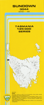 Sundown 1:25000 Topographic/Cadastral Map