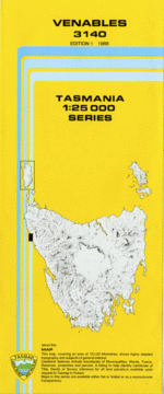 Venables 1:25000 Topographic/Cadastral Map