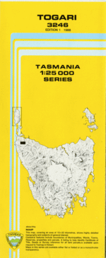 Togari 1:25000 Topographic/Cadastral Map