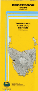 Professor 1:25000 Topographic/Cadastral Map